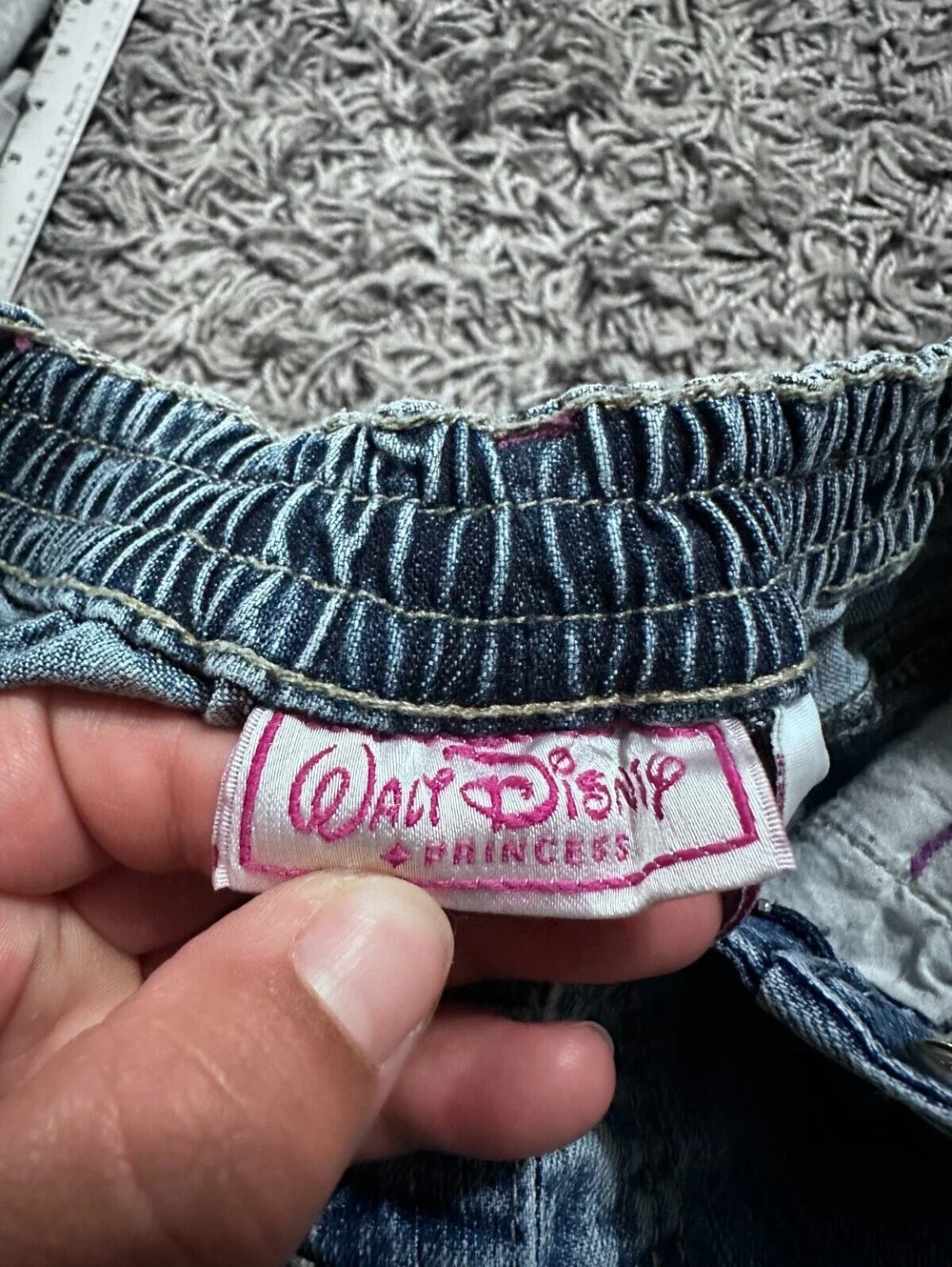2000s Vintage Kids Disney Princess Embroidered Jeans Size 5